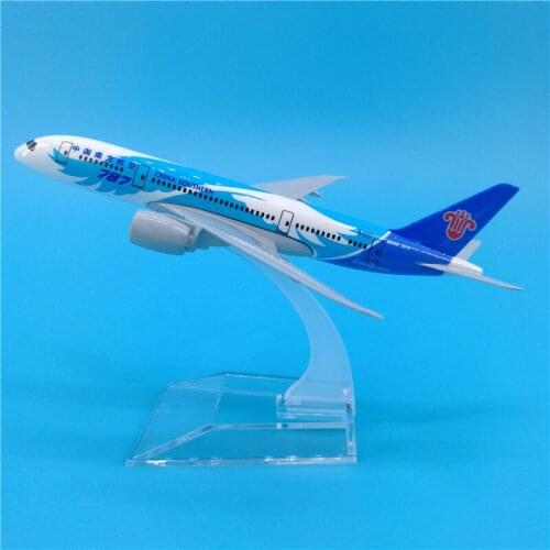 14CM Diecast Alloy 1:400 China Southern Airlines B787 Models with Base Aircraft Plane Model Toy Collection Gift Display Show