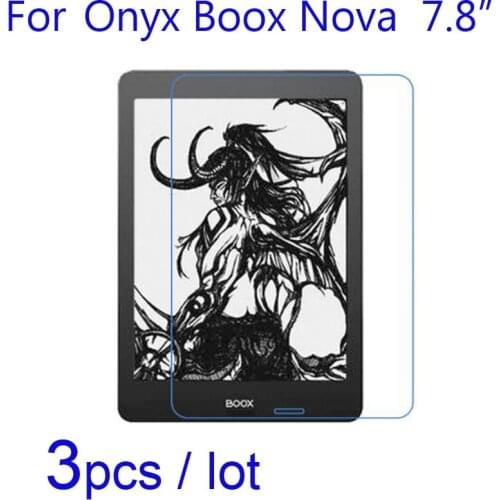 3pcs/lot Soft Clear/Matte/Nano Explosion-Proof Protective Films for ONYX Boox Nova 7.8 ( Not Pro) Ebook Tablet Screen Protectors