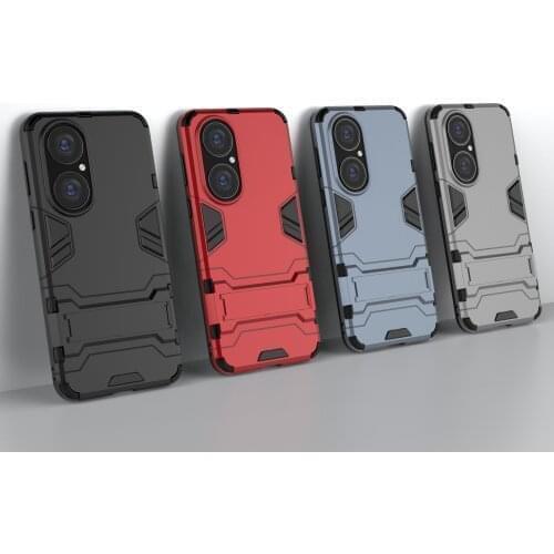 Armored bulletproof mobile phone case with steel bear mixed bracket For XiaoMi 11 11u 11 Pro 11 Lite 10 Lite A3 Lite Note 10 10S