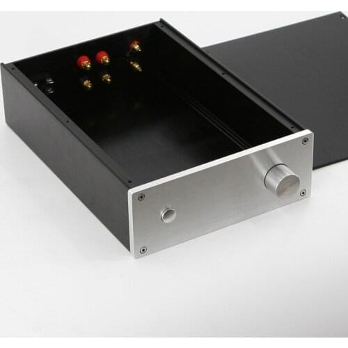 JC2208 Full aluminum amplifier chassis / Preamp / DAC decoder / TUBE amp box / AMP Enclosure / case / DIY box (215*80*308mm)