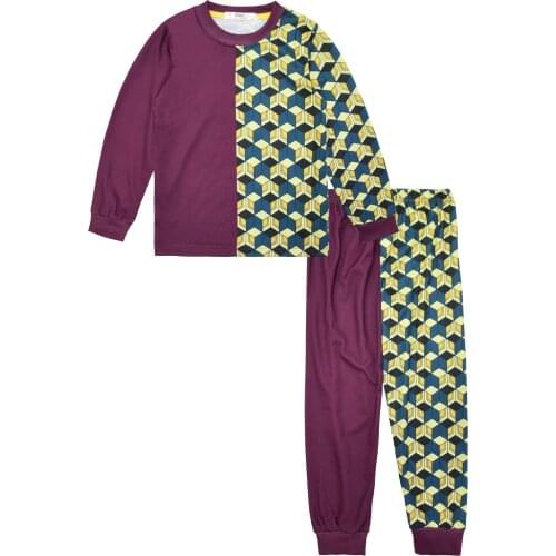 Adult and Kids Anime Demon Slayer Cosplay Costume Sleepwear Pyjamas Tomioka Giyuu Cosplay Costume Kimono Uniform Pajamas