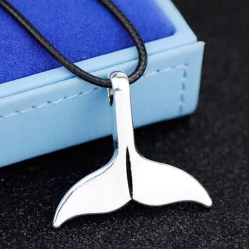 Fashion Whale tail Pendant necklace gift HJ07