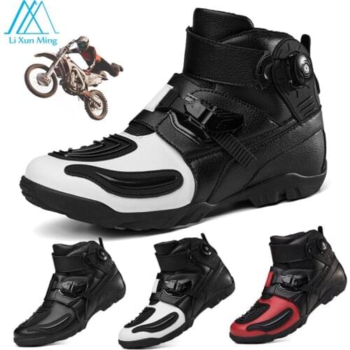 Hot-selling motorcycle Shoes Men Off-road Boots Non-slip Motorcycle Shoe Outdoor Cycling Camping Tactical Boots Large size To 49