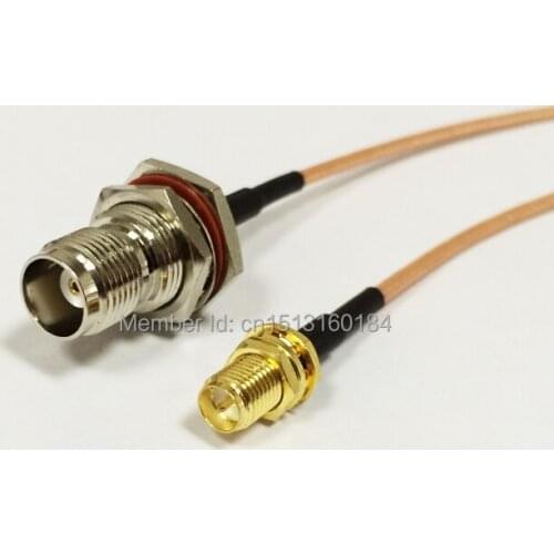 New Modem Conversion Cable RP-SMA Female Jack To TNC Female Jack Connector RG316 Cable 15CM 6" Adapter RF Pigtail