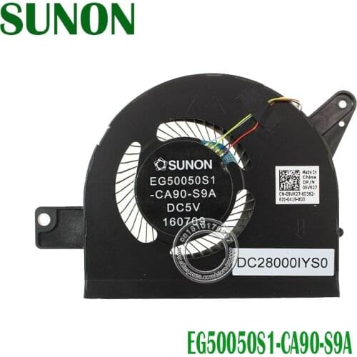 New Original CPU fan for Dell Latitude 5580 laptop cpu cooling fan cooler DC28000IYS0 EG50050S1-CA90-S9A 09VK27 9VK27