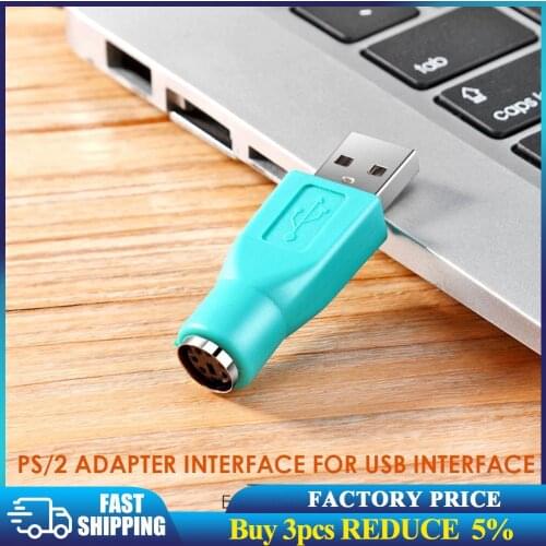 Ps/2 Female To Usb Male Adapter Converter Connector For Keyboard Mouse Mouse Mice Great For Old Mouse Or Keyboard Which HavePs/2