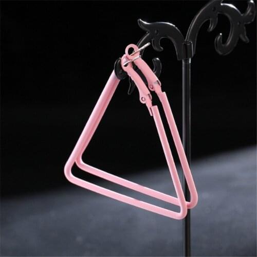 Hot Trendy Pink Blue Color High Quality Stud Earrings For Women Men Bohemia Stud Earrings Fashion Jewelry Gifts Accessories