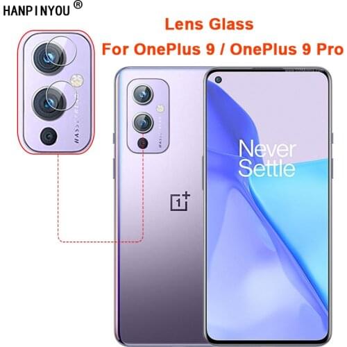 For OnePlus 9 / 9 Pro 9R Clear Ultra Slim Back Camera Lens Protector Rear Camera Lens Cover Soft Tempered Glass Protection Film