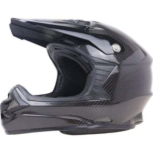 Carbon fiber off road helmet DOT ECE light weight moto cross helmet for dirt bike ATV UTV head gears