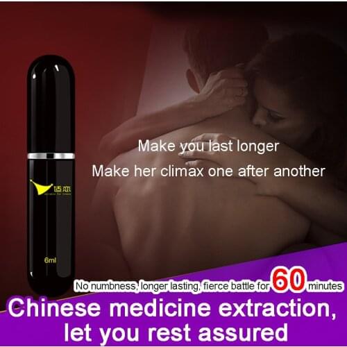 Male erection delay spray for external use to prolong sexual life, sex products male erection prevention spray 6ml