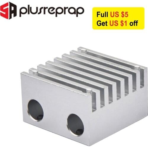 V6 Double Nozzle Head Hot End Radiator Long Distance for 1.75mm 3.0mm All-metal Cyclops Chimera Dual Multi-extrusion 3D Printer