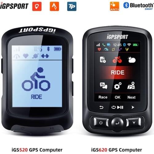 Cycling Computer iGPSPORT iGS520 iGS620 GPS Tracker Bike Navigation Speedometer IPX7 3000 Hours Data Color Screen Odometer