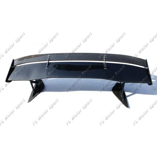 Carbon Fiber VTX Type5 Style 1700mm Rear Spoiler with 290mm Aluminum Stands Fit For 2001-2007 Evolution 7-9 EVO 7 8 9 GT Wing