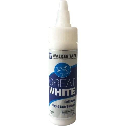 1 bottle 1.4 Oz Walker Great White wig glue White Adhesive Lace wig Glue Toupee Glue