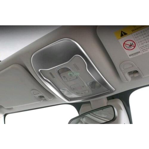 1Pcs ABS Matt Car Inner Roof Dome Front Reading Light Cover Trim 1pcs for Jeep Renegade 2015 2016