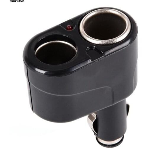 12V DC 2 Way Car Cigarette Lighter Charger Socket Splitter Lighter Socket Adapter