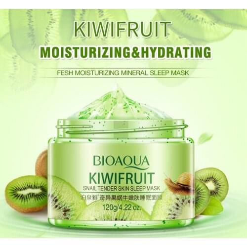 120g Moisturizing Sleeping Face Mask No Wash Cream Pomegranate Snail Soothing Gel Night Cream Skin Care