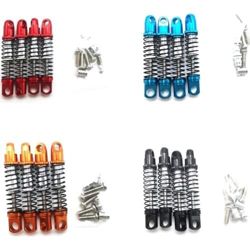 4Pcs Metal Shock Absorber Damper for Xiaomi Xmykc01Cm Jimny 1/16 Rc Car Upgrade Parts Accessories