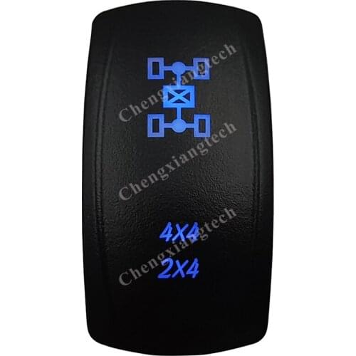 4x4/2x4 Car Boat Blue Led Lasor 5 Pin Rocker Toggle Switch On Off 12v 24v Marine Grade for Carling Arb Narva 4x4