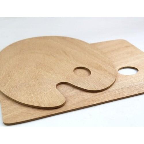 The art of wood painting acrylic paint palette drawing use student