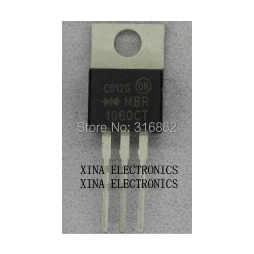 MBR1060CT MBR1060 MBR 1060CT TO-220 ROHS ORIGINAL 20PCS/lot Free Shipping Electronics composition kit