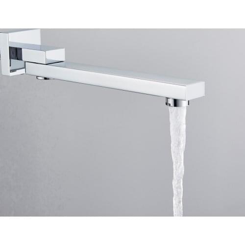 Free Shipping Wall Mounted Faucet Spout Brass Chrome Faucet Accessory WF14