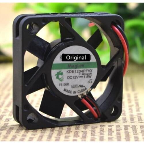 Original 100% working 40*40*10 12V 1.8W KDE1204PFVX 4010 12v 40mm 3-wire cooling fan