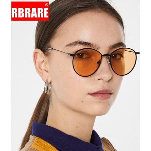 RBRARE 2021 New Metal Marine Women Sunglasses Vintage Luxury Classic Glasses Women Retro Shopping Oculos De Sol Feminino UV400
