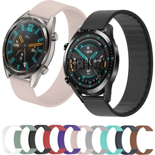 WatchBand Strap For Huawei Watch GT 2 46mm 42mm Silicone Elastic Loop Bracelet For Huawei Honor GS Pro Belt 20 22mm Wristband