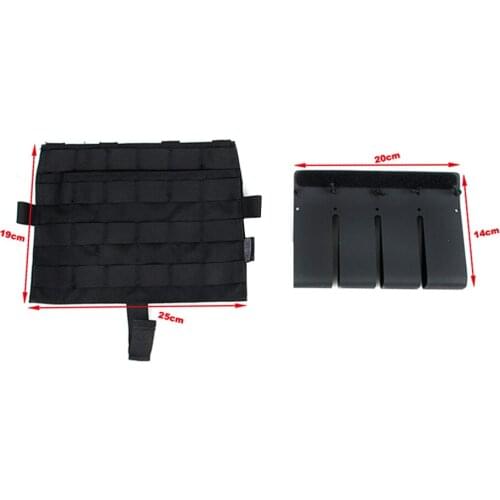 TMC Tactical AVS Jpc2.0 SPC Design Vest Special Replacement Panel with SMG Quadruple K Board TMC3503