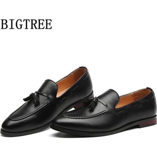 Office Shoes Men Classic Tassel Moda Italiana Slip On Men Dress Shoes Business Shoes Men Formal Coiffeur Loafers Erkek Ayakkabi