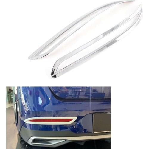 For KIA K5 2020 Car Rear Fog Light Lamp Frame Trim Styling Exterior Auto Moldings Chrome ABS Moldings