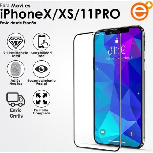 Full Tempered Glass Screen Protector for iPhone X XS 11 Pro Safety glass protection for Smartphone