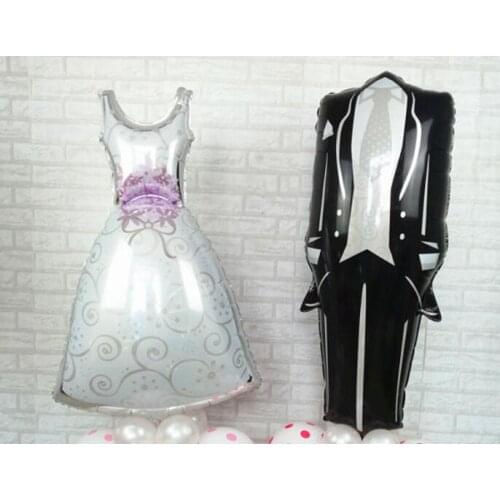 35inch 91cm man lady design metallic foil mylar helium Balloons for Birthday wedding Party Decoration