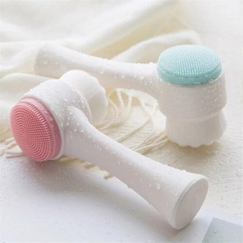 3D Facial Cleansing Brushes Skin Care Tools Face Cleaner Foreo Home Use Devices Silicone Face Cleansing Brush For Beauty