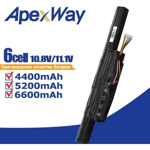 Apexway 5200mAh 11.1V AS16B8J AS16B5J 3ICR19/66-2 Laptop Battery for Acer Aspire E5-575G-53VG