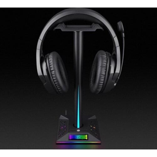RGB Game Headset Bracket Headphones Desktop Stand Gaming Headset Holder