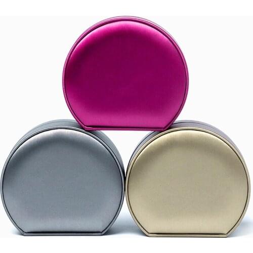 Hot selling velvet jewelry box pendant necklace bracelet set brushed PU leather packaging storage box can be wholesale