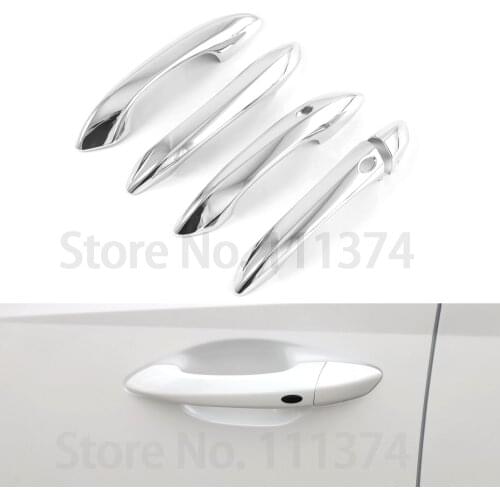 Chrome Door Handle Cover For Hyundai Tucson 2021 NX4 Car ABS Styling Protection Decoration Accessories