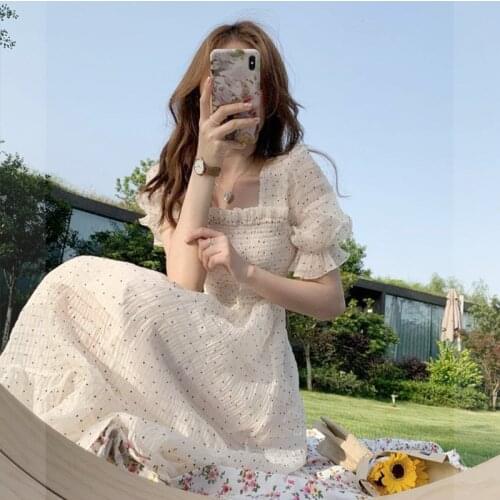 LSHITT Summer Polka Dot Dresses