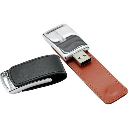 Magnet Leather Pendrive 4GB 8GB 16GB 32GB 64GB 128GB Pen Drive Flash Drive Memory Stick With Key ring Usb Teacher Business Gift