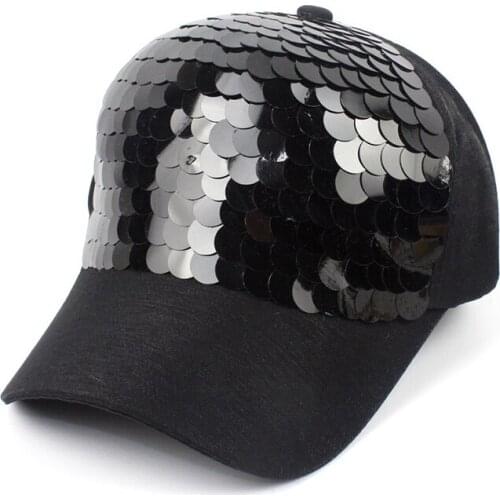 Mingjiebihuo Korean version of the new fashion adult baseball cap men and women fish scale summer couple hat