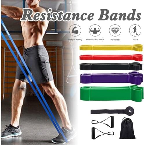 Pull Rope Yoga Resistance Bands Set Rubber Loops Strength Pilates Fitness Gum Equipment Elastic Bands For Fitness workout Gym