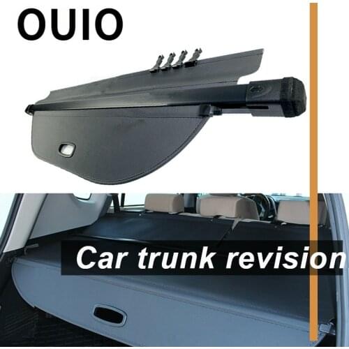 OUIO 1Set Car Rear Trunk Cargo Cover For Subaru Outback 2010 2011 2012 2013 2014 Black Security Shield Shade Auto accessories