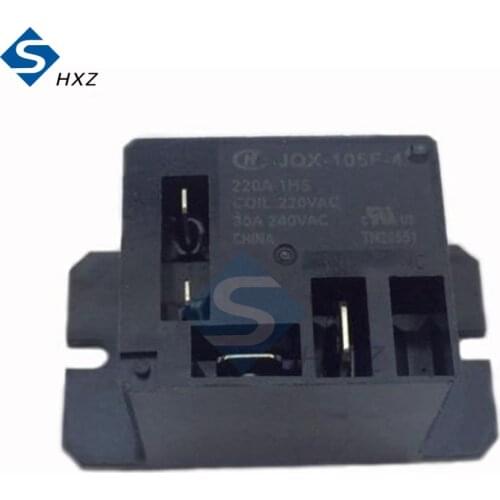 AC 220V 30A JQX-105F Relays for Air Conditioning Control Power Timer Delay Relay HF105F with 4 Pin