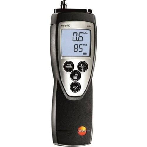 Testo 512 Differential pressure meter Testo512-1(0560 5126) for 0-2 hPa/Testo512-3(0560 5128) for 0-200 hpa