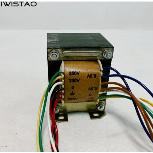 IWISTAO Tube Amplifier Power Transformer EI for 6P1 6P14 6P6 85W HIFI Audio DIY
