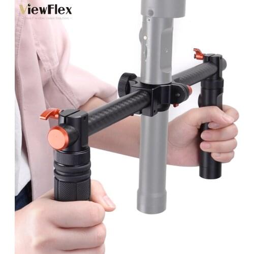 ViewFlex TARZAN M-DH Dual Handheld Grip Bracket Kit for TARZAN M 3 Axis handheld Gimbal Stabilizer