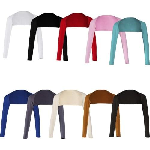 Women’s Ramadan Muslim Hijab Islamic One Piece Arm Cover Shrug Tops Hijab Tops Muslim Clothes