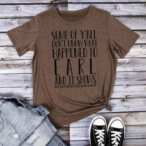 Female Loose Top for Women Camisetas Verano Mujer Letter Print Top Women Summer T-shirt Fashion Coffee Color Tee Shirt